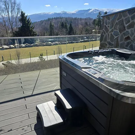 Luksusowy Cudny Widok Z Prywatnym Jacuzzi I Sauna 스클라르스카포렘바