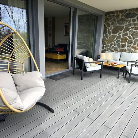 Luksusowy Cudny Widok Z Prywatnym Jacuzzi I Sauna דירה
